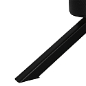 Steinhauer Lampe de table REFLEXION - Ø 22CM à 1 flamme, plat, avec interrupteur, avec prise de courant E27 IP20, noir mat 