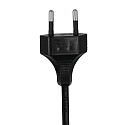 Steinhauer table lamp REFLEXION - Ø 15CM 1 flame, high, with switch, with plug E27 IP20, black matt 