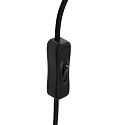 Steinhauer table lamp REFLEXION - Ø 15CM 1 flame, high, with switch, with plug E27 IP20, black matt 