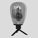 Steinhauer table lamp REFLEXION - Ø 15CM 1 flame, high, with switch, with plug E27 IP20, black matt 