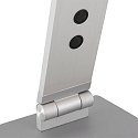 Steinhauer Lampe de table SERENADE rotatif, CCT Switch, inclinable, avec variateur tactile IP20, acier bross� gradable