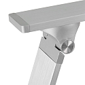 Steinhauer Lampe de table SERENADE rotatif, CCT Switch, inclinable, avec variateur tactile IP20, acier bross� gradable