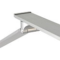 Steinhauer floor lamp SERENADE CCT Switch, adjustable, with touch dimmer IP20, brushed aluminium dimmable
