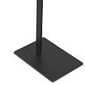 Mexlite Lampadaire STEKK inclinable, avec variateur tactile IP20, noir mat gradable