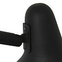 anne light & home Lampe de table KASKET avec interrupteur, avec bras articul�, avec prise de courant E27 IP20, noir mat 