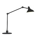 anne light & home Lampe de table KASKET avec interrupteur, avec bras articul�, avec prise de courant E27 IP20, noir mat 