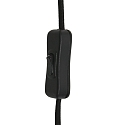 anne light & home Lampe de table KASKET avec interrupteur, avec bras articul�, avec prise de courant E27 IP20, noir mat 