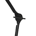 anne light & home Lampe de table KASKET avec interrupteur, avec bras articul�, avec prise de courant E27 IP20, noir mat 