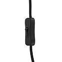 anne light & home Luminaire mural KASKET avec interrupteur, avec bras articul�, avec prise de courant E27 IP20, noir mat 