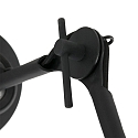 anne light & home Luminaire mural KASKET avec interrupteur, avec bras articul�, avec prise de courant E27 IP20, noir mat 