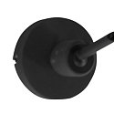anne light & home Luminaire mural KASKET avec interrupteur, avec bras articul�, avec prise de courant E27 IP20, noir mat 