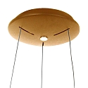 pendant luminaire RINGLEDE - Ø 48CM large, round, direct / indirect IP20, gold dimmable