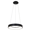 Luminaire � suspension RINGLEDE - � 48CM grand, rond, direct / indirect IP20, noir mat gradable