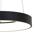 Steinhauer Luminaire � suspension RINGLEDE - � 48CM grand, rond, direct / indirect IP20, noir mat gradable
