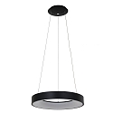 Steinhauer Luminaire � suspension RINGLEDE - � 48CM grand, rond, direct / indirect IP20, noir mat gradable