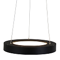 Steinhauer Luminaire � suspension RINGLEDE - � 48CM grand, rond, direct / indirect IP20, noir mat gradable