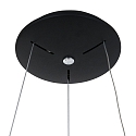 Steinhauer Luminaire � suspension RINGLEDE - � 48CM grand, rond, direct / indirect IP20, noir mat gradable