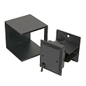 Steinhauer Steinhauer Outdoor wall luminaire, LED, 2 flames, with sensor, 2x3W, 2700K, IP54, black