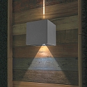 Steinhauer Steinhauer Outdoor wall luminaire, LED, 2 flames, with sensor, 2x3W, 2700K, IP54, black