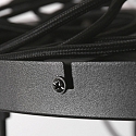 Steinhauer Luminaire � suspension BOLLIQUE 5 flammes E27 IP20, ambre, laiton, noir  gradable