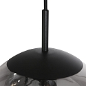 Steinhauer Luminaire � suspension BOLLIQUE 5 flammes, rond E27 IP20, noir mat gradable