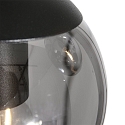 Steinhauer Luminaire � suspension BOLLIQUE 5 flammes, rond E27 IP20, noir mat gradable