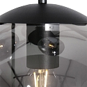Steinhauer Luminaire � suspension BOLLIQUE 5 flammes, rond E27 IP20, noir mat gradable