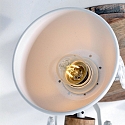 Mexlite Luminaire de plafond GEARWOOD 3 flammes, rond, réglable E27 IP20, bois, antique gradable