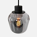 Steinhauer Luminaire à suspension REFLEXION 5 flammes, angulaire, langue, réglable E27 IP20, noir mat gradable