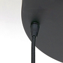 Steinhauer Luminaire à suspension REFLEXION 3 flammes, rond, réglable E27 IP20, noir mat gradable