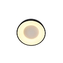 Steinhauer Luminaire de plafond RINGLEDE - � 30CM petit, rond, direct / indirect IP20, noir mat gradable