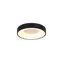 Steinhauer Luminaire de plafond RINGLEDE - � 30CM petit, rond, direct / indirect IP20, noir mat gradable