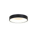 Steinhauer Luminaire de plafond RINGLEDE - � 30CM petit, rond, direct / indirect IP20, noir mat gradable