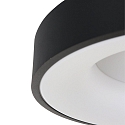 Steinhauer Luminaire de plafond RINGLEDE - � 30CM petit, rond, direct / indirect IP20, noir mat gradable