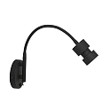 Luminaire mural NATASJA avec interrupteur, avec bras flexible GU10 IP20, noir mat gradable