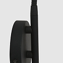 Steinhauer Luminaire mural NATASJA avec interrupteur, avec bras flexible GU10 IP20, noir mat gradable