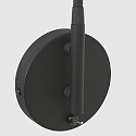 Steinhauer Luminaire mural NATASJA avec interrupteur, avec bras flexible GU10 IP20, noir mat gradable