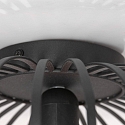 anne light & home Luminaire de plafond DUNBAR � 1 flamme, rond E27 IP20, noir mat gradable