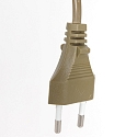 Steinhauer table lamp ANCILLA 1 flame, short, with switching function, conical E27 IP20, brushed bronze dimmable