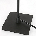 Lampe de table ANCILLA à 1 flamme, avec fonction de commutation, conique E14 IP20, noir mat gradable