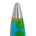 Mexlite table lamp VOLCAN with switch, conical E14 IP20, steel brushed 