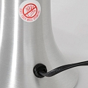 table lamp VOLCAN cylindrical, with switch E14 IP20, steel brushed 