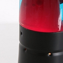 Mexlite table lamp VOLCAN cylindrical, with switch E14 IP20, black matt 