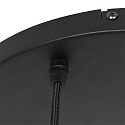 Steinhauer Luminaire � suspension BOLLIQUE 3 flammes, rond E27 IP20, noir mat gradable