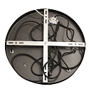 Steinhauer Luminaire � suspension BOLLIQUE 3 flammes, rond E27 IP20, noir mat gradable
