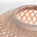 anne light & home Lampe de table MAZE avec interrupteur E27 IP20, bambou clair 
