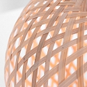 anne light & home Lampe de table MAZE avec interrupteur E27 IP20, bambou clair 