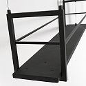 Steinhauer Luminaire � suspension T�R 6 flammes, avec tablette IP20, noir mat gradable