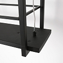 Steinhauer Luminaire � suspension T�R 6 flammes, avec tablette IP20, noir mat gradable