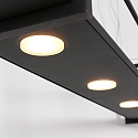 Steinhauer Luminaire � suspension T�R 6 flammes, avec tablette IP20, noir mat gradable